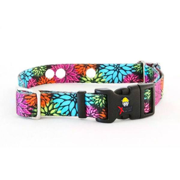 Dog Training Collar Strap - Flowers