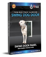 Swing Dog Door Panel Instructions